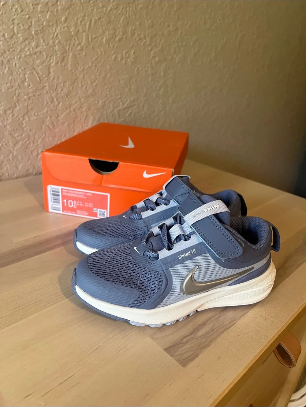 Nike Kids' Dynamic Fit Sneakers - Blue & Grey